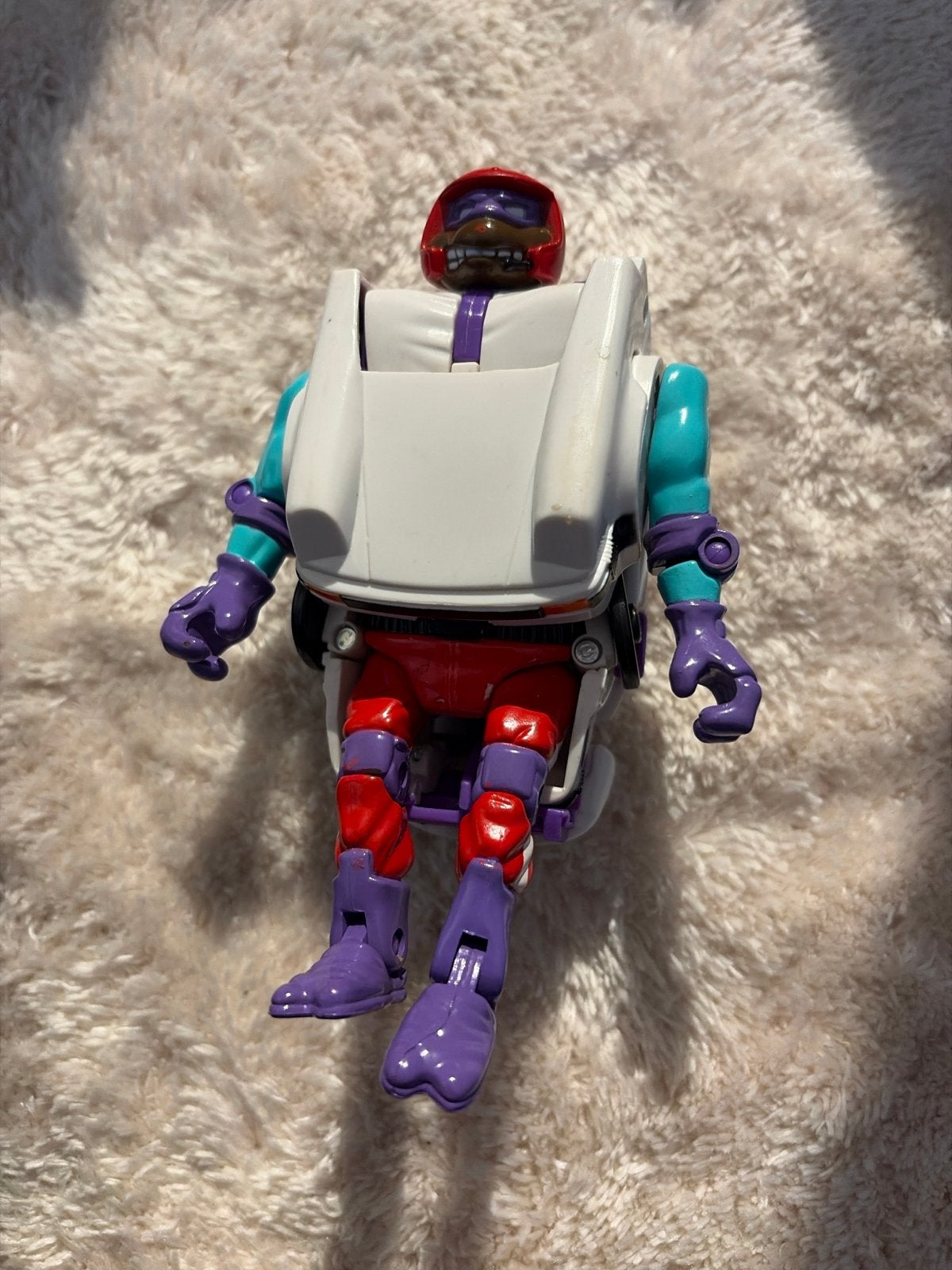 TMNT Transformer Actiefiguur Playmates Toys Jaren 90, Ophalen of Verzenden, Gebruikt