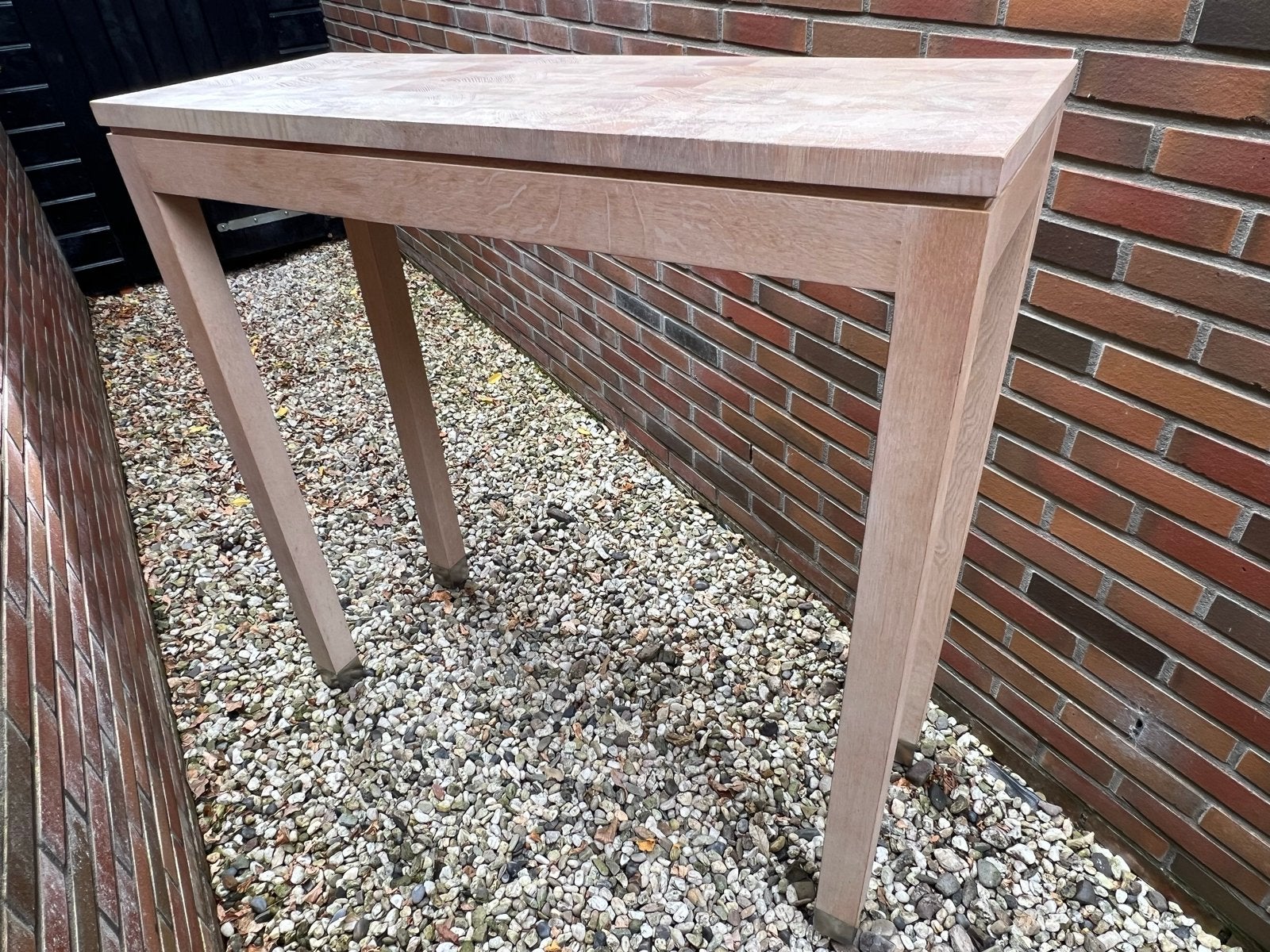 Eikenhouten sidetable / wandtafel, Van Rossum, Ophalen, Gebruikt, Eikenhout, Tot twee personen