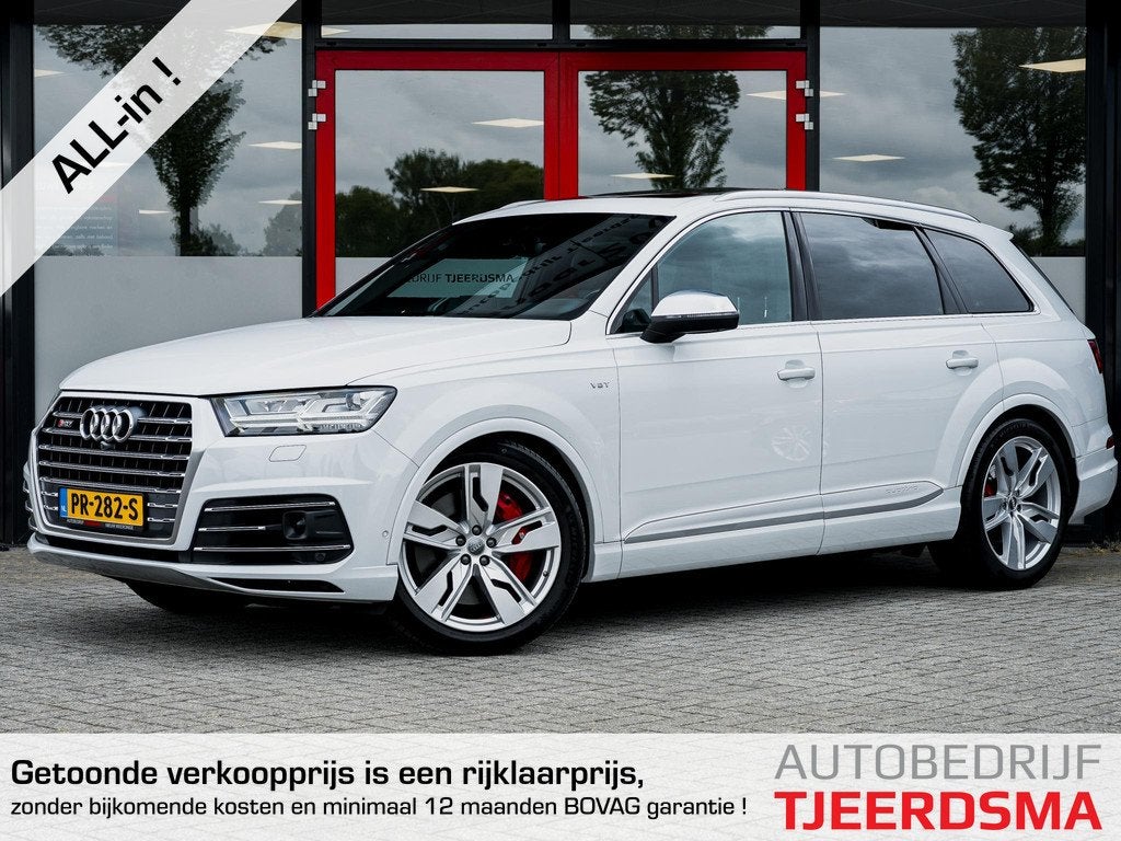 Audi Q7 4.0 TDI SQ7 quattro Pro Line + 7p | Trekhaak | Bose, Auto's, Audi, 12 maanden, 435 pk, Gebruikt, 7 stoelen