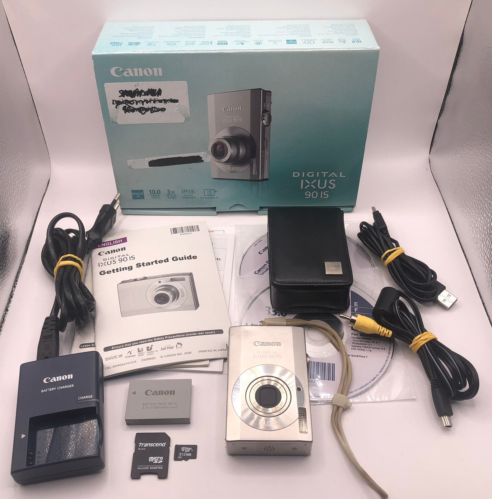 Canon IXUS 90 IS - compact camera, Ophalen of Verzenden, Zo goed als nieuw