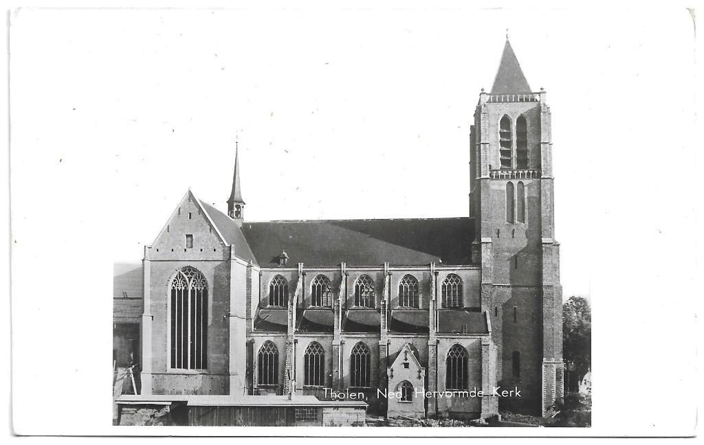 AK Tholen - Ned. Hervormde Kerk, Verzenden, 1960 tot 1980, Ongelopen, Zeeland