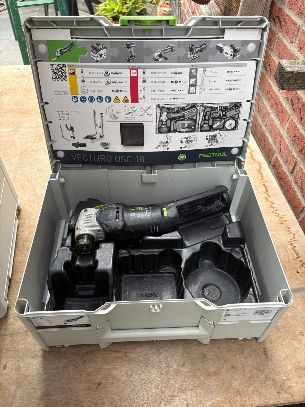 Festool osc 18, Ophalen of Verzenden, Gebruikt, Minder dan 600 watt