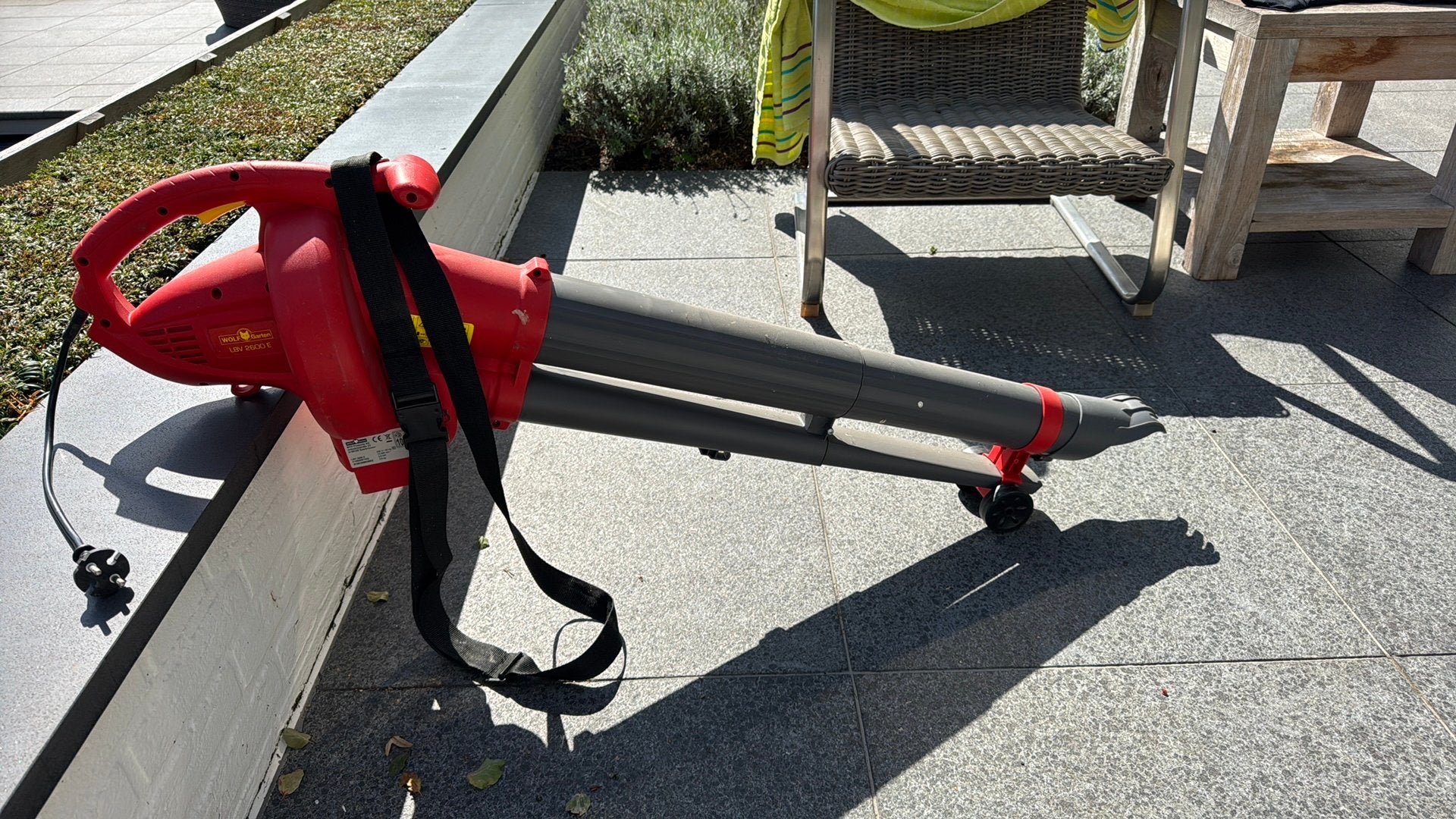 Wolfgerate  electrische  bladblazer, Ophalen, Zo goed als nieuw, Elektrisch