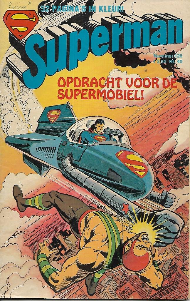 Superman Comic - Opdracht voor de Supermobiel! Nr. 125, Boeken, Strips | Comics, Amerika, Ophalen of Verzenden, DC Comics, Gelezen