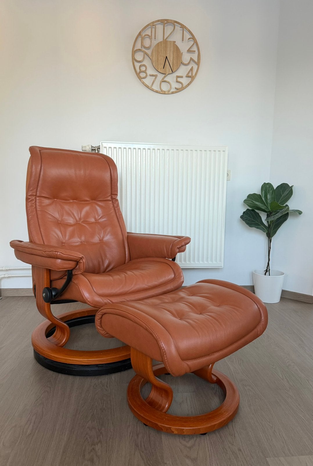 Stressless Design Fauteuil incl. Voetenbank Zeer Comfortabel, Huis en Inrichting, Leolux Vitra Artifort Hukla Durlet De Sede FSM Eames