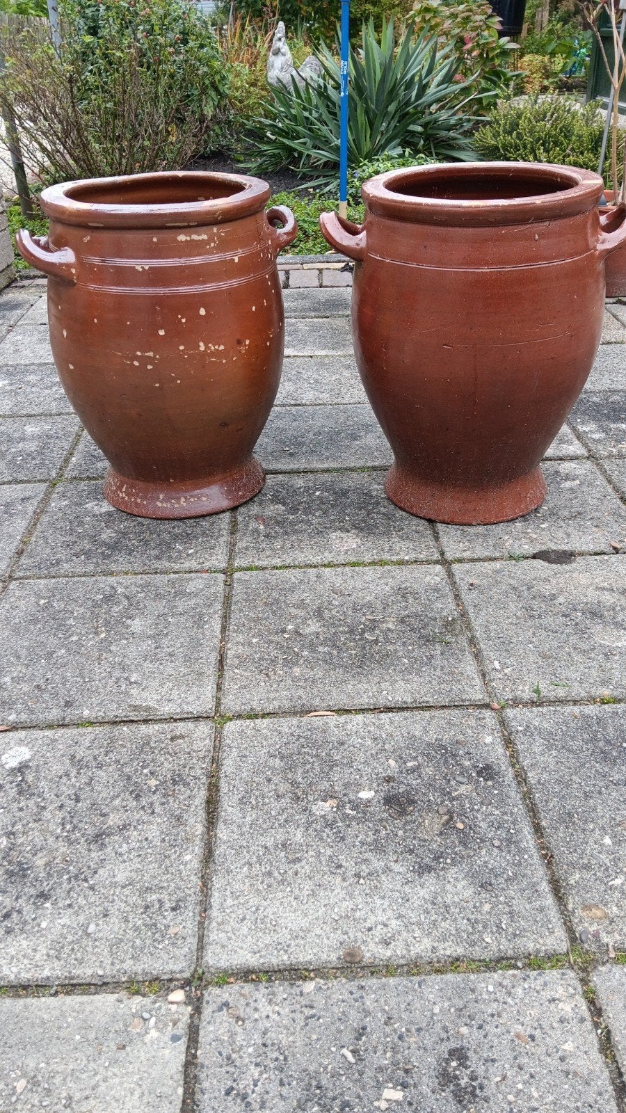 Keulse potten (bruin) 46,5 cm hoog, Rond, Binnen, Aardewerk, 40 tot 70 cm
