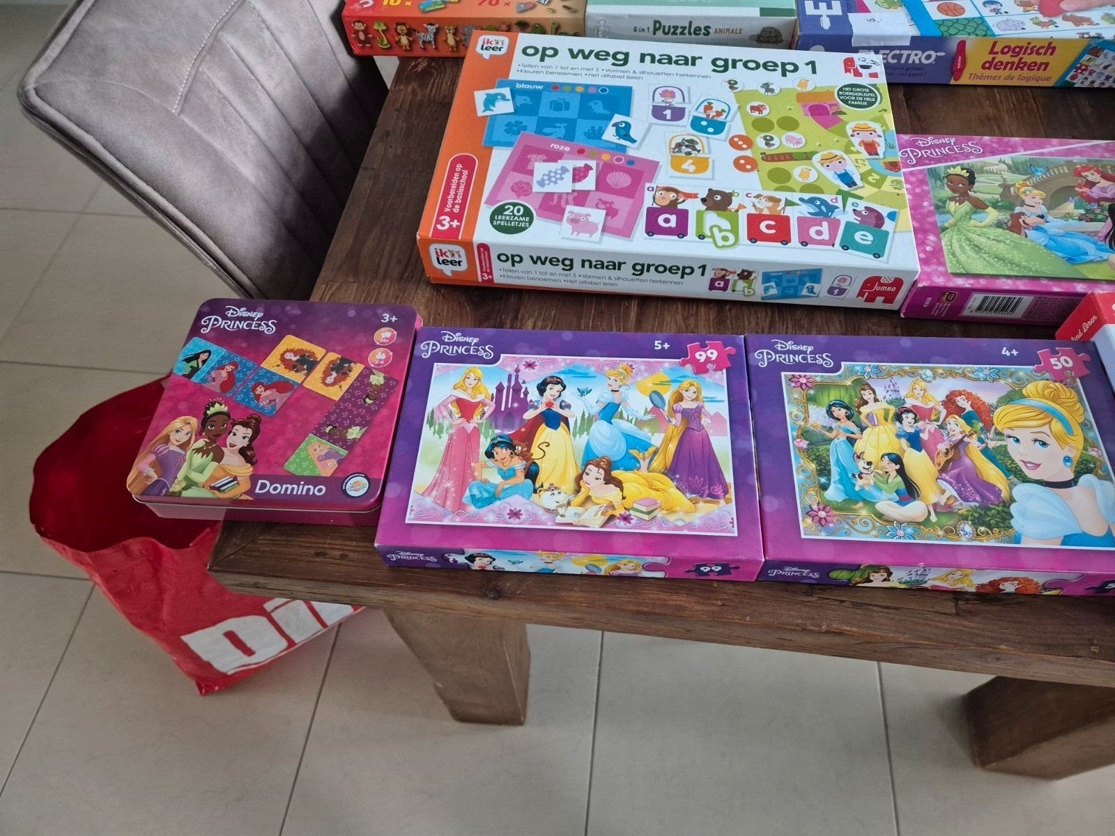 te koop kinderpuzzels en gezelschapsspellen, Ophalen, Zo goed als nieuw, Jongen of Meisje