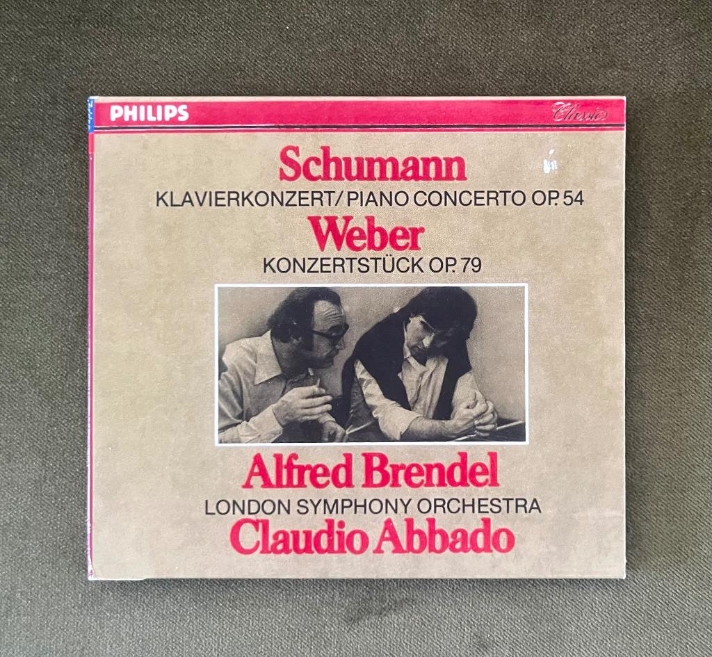 Schumann: Piano Concerto, Weber: op. 79 - Alfred Brendel, Ophalen of Verzenden, Romantiek, Zo goed als nieuw, Orkest of Ballet