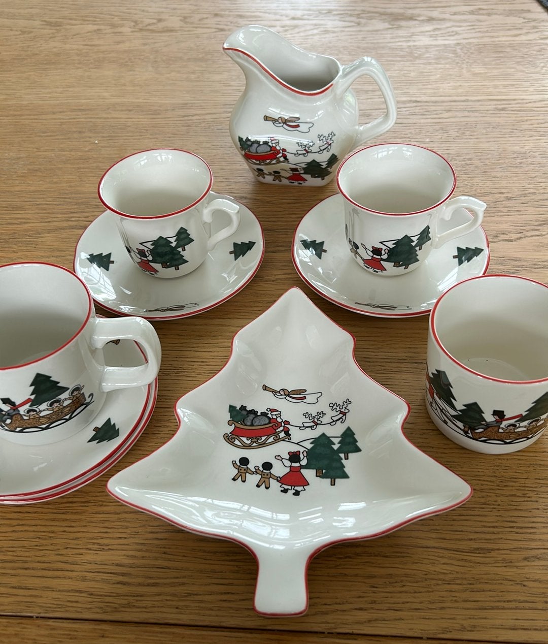 Mason's Christmas Village Servies - Kerstdecoratie, Keramiek, Ophalen of Verzenden, Zo goed als nieuw, Overige stijlen