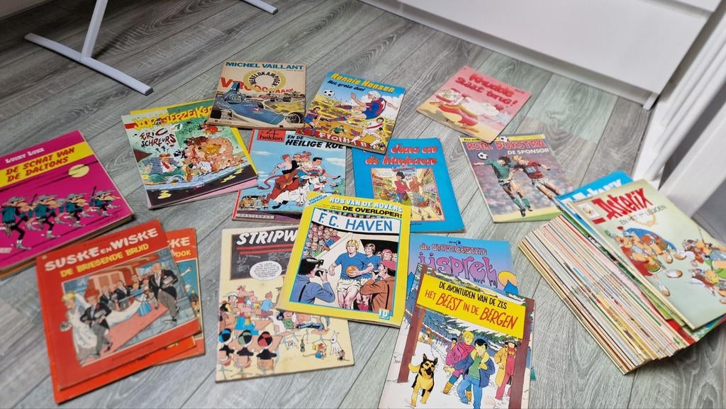 Verzameling stripboeken, Ophalen