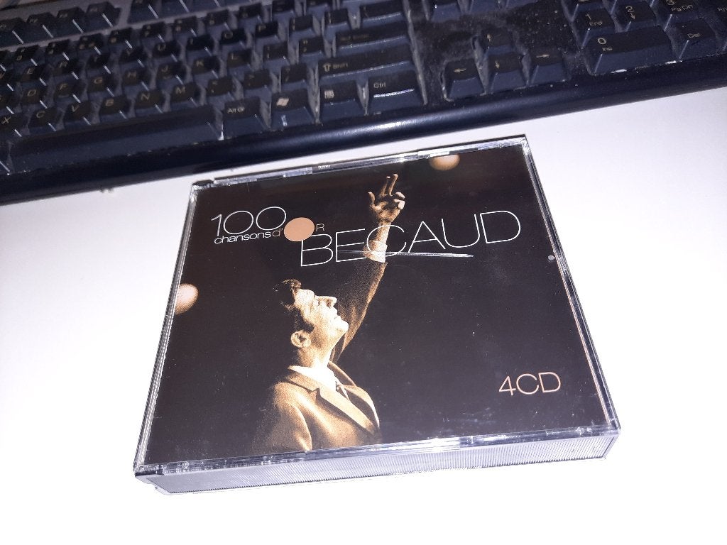 4 CD BOX Gilbert Becaud 100 chansons d'or, Ophalen, Zo goed als nieuw