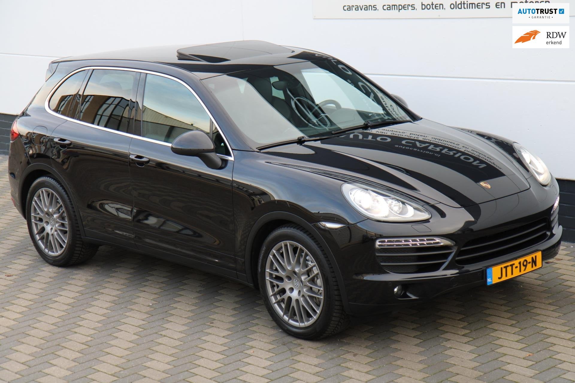 Porsche Cayenne 4.8 S V8 Schuifdak Xenon Luchtvering Luxe !, Automaat, Cayenne, Gebruikt, Zwart