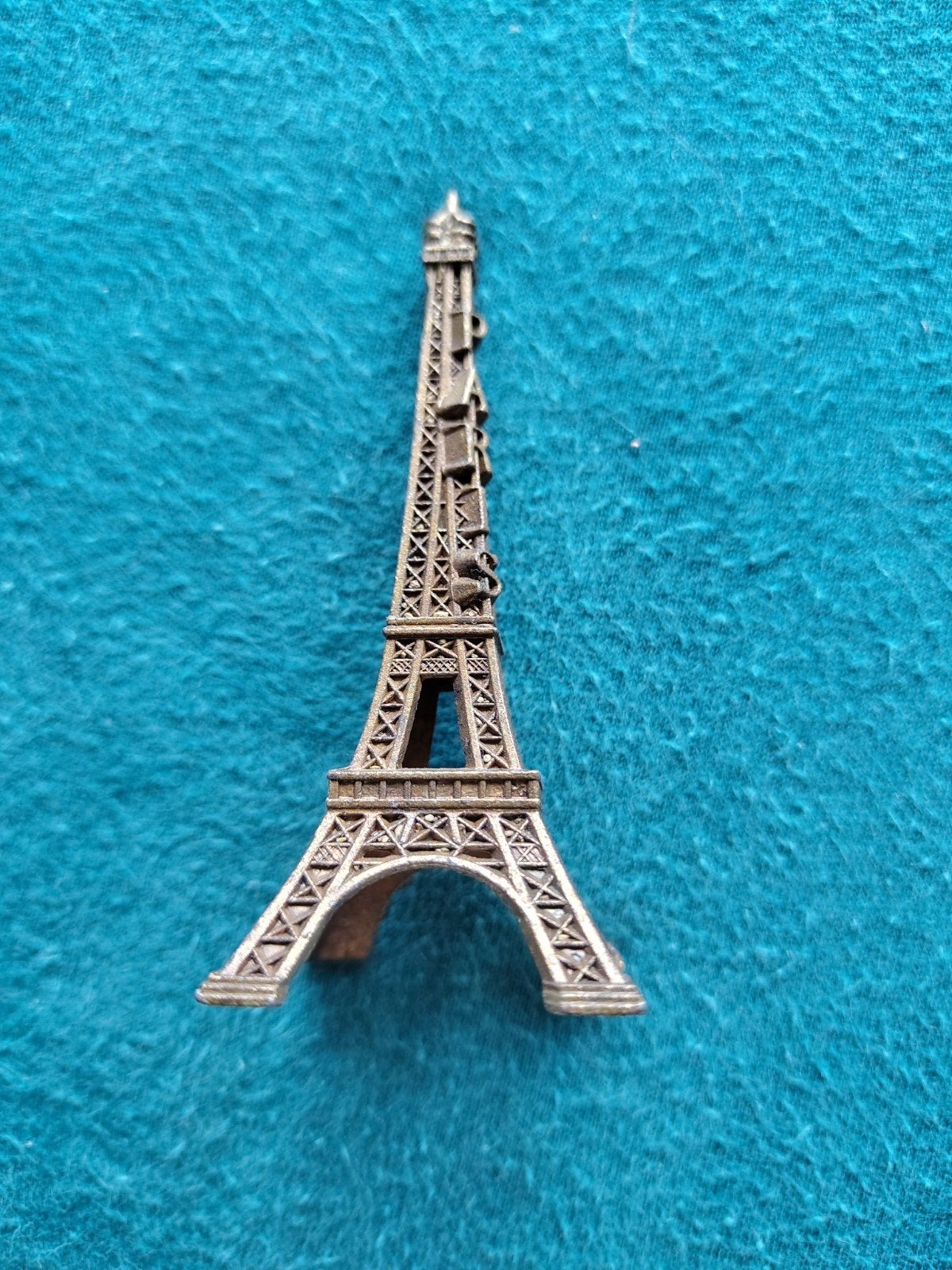 Mini Eiffeltoren beeldje - Souvenir Parijs, Ophalen of Verzenden, Gebruikt