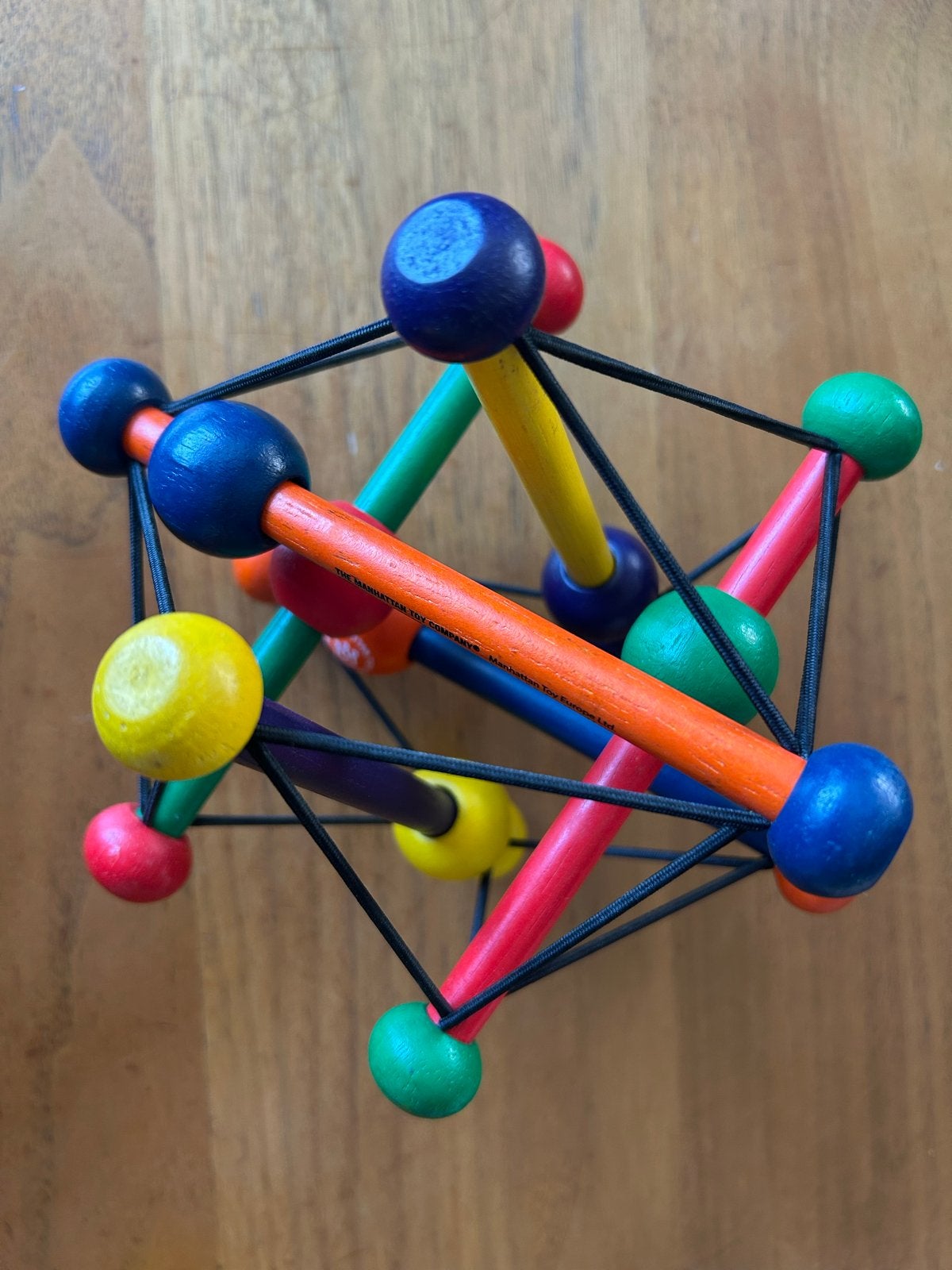 ZGAN Manhattan Toy Skwish Rammelaar, Ophalen of Verzenden, Zo goed als nieuw, Jongen of Meisje