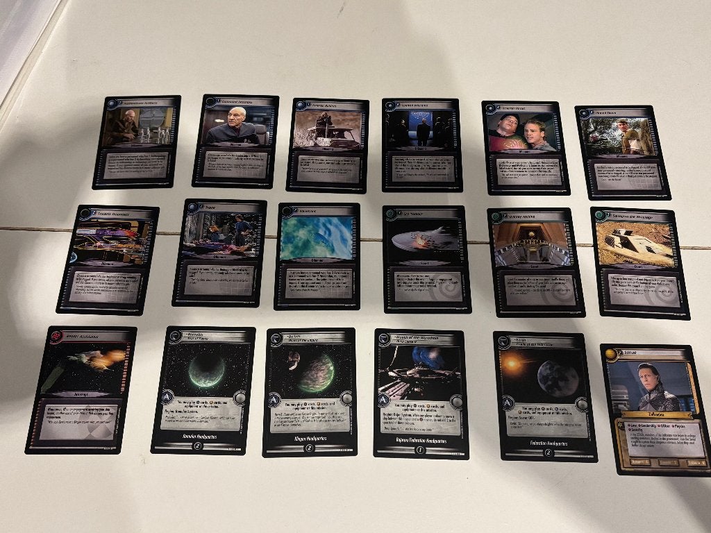 Star Trek CCG second edition, alternatieve (C) compleet, Hobby en Vrije tijd, Verzamelkaartspellen | Overige, Ophalen of Verzenden