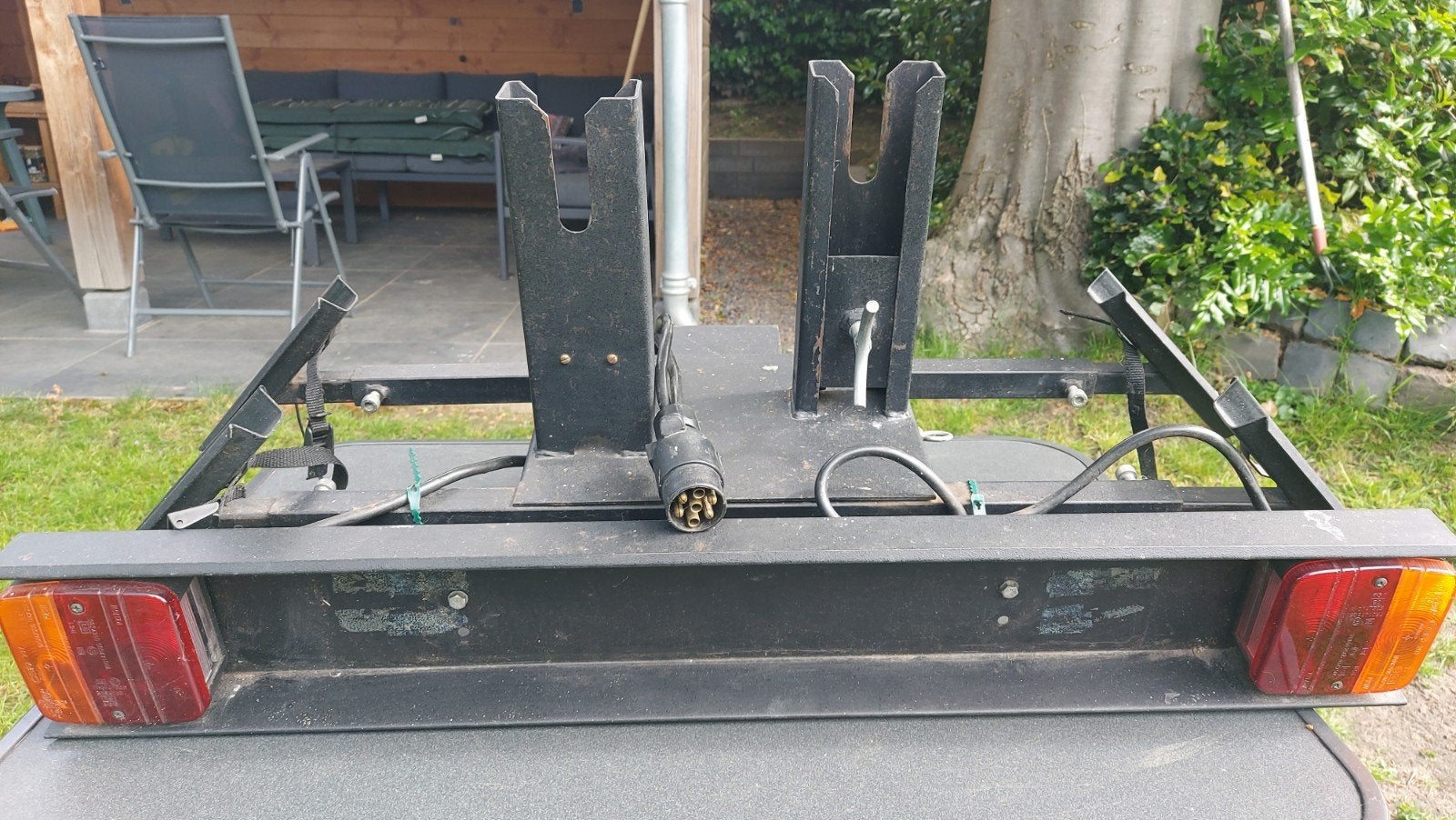 Stevige fietsendrager voor 2 fietsen, Ophalen, 2 fietsen, Gebruikt, Trekhaakdrager