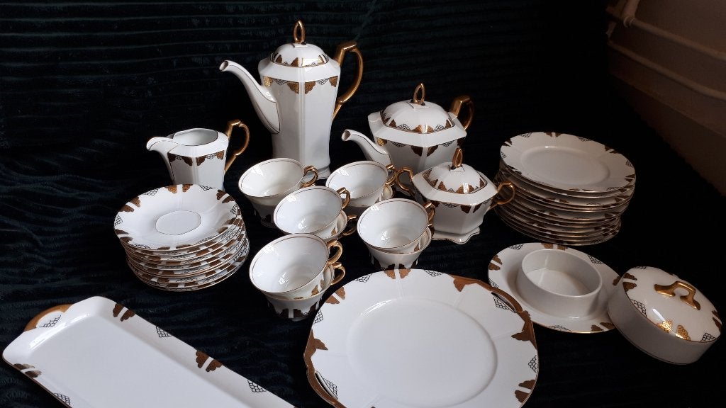 Art deco koffie en thee servies, Antiek en Kunst, Ophalen