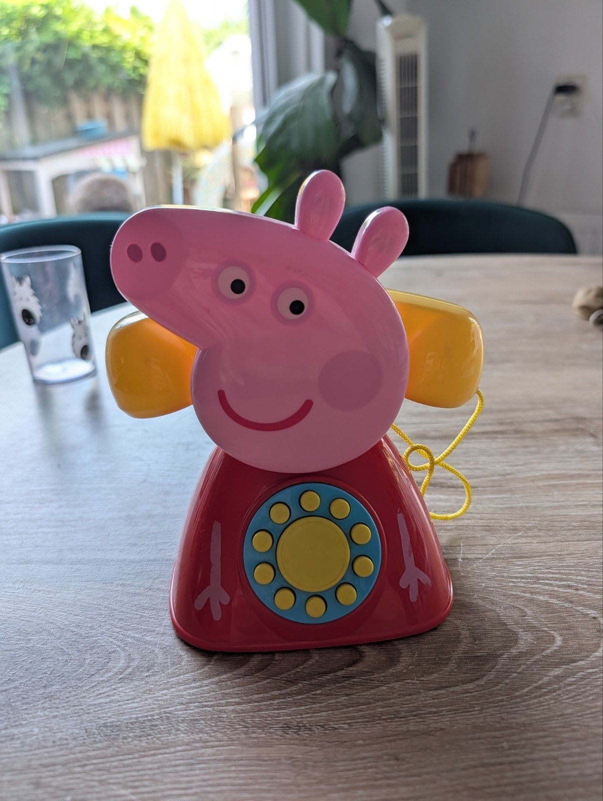 Peppa Pig speelgoedtelefoon met geluid, Ophalen of Verzenden, Gebruikt, Overige typen, Met geluid
