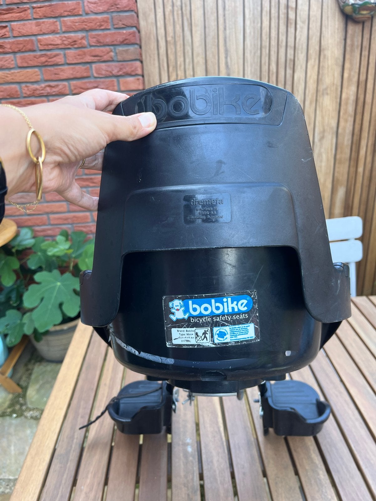 Bobike fietszitje (voorop) - gratis!, Ophalen, Voorzitje, 0 t/m 13 kg, Gebruikt