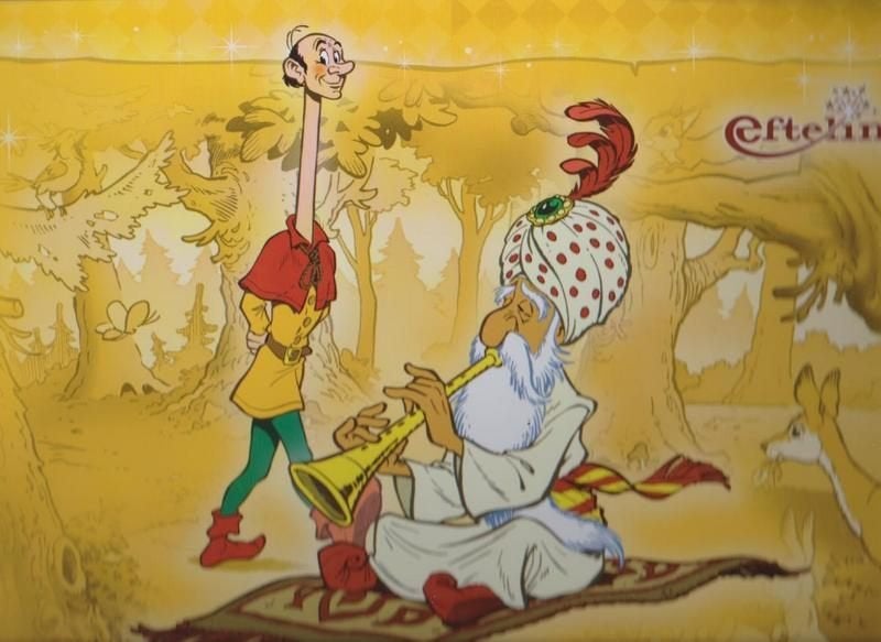 Efteling onderleggers # 4 stuks met sprookjes - foto's, Ophalen of Verzenden, Nieuw, Gebruiksvoorwerp