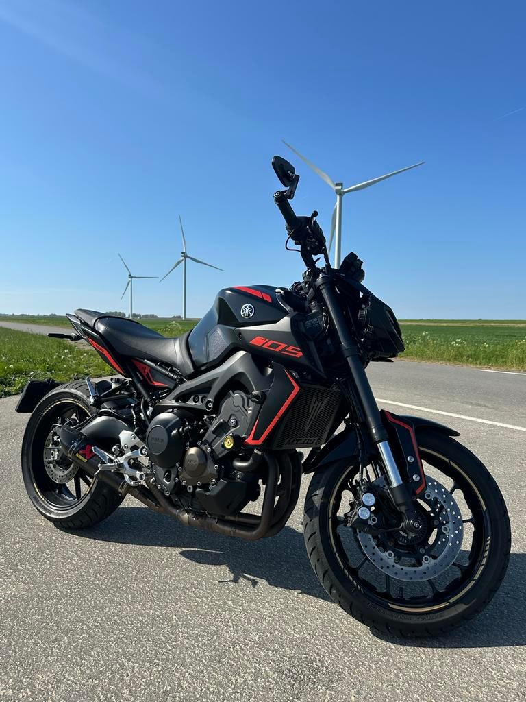 Yamaha MT-09 2017 Topstaat Akrapovic Rijklaar!, Motoren, Motorrijbewijs A, Gebruikt, 3 cilinders, Particulier