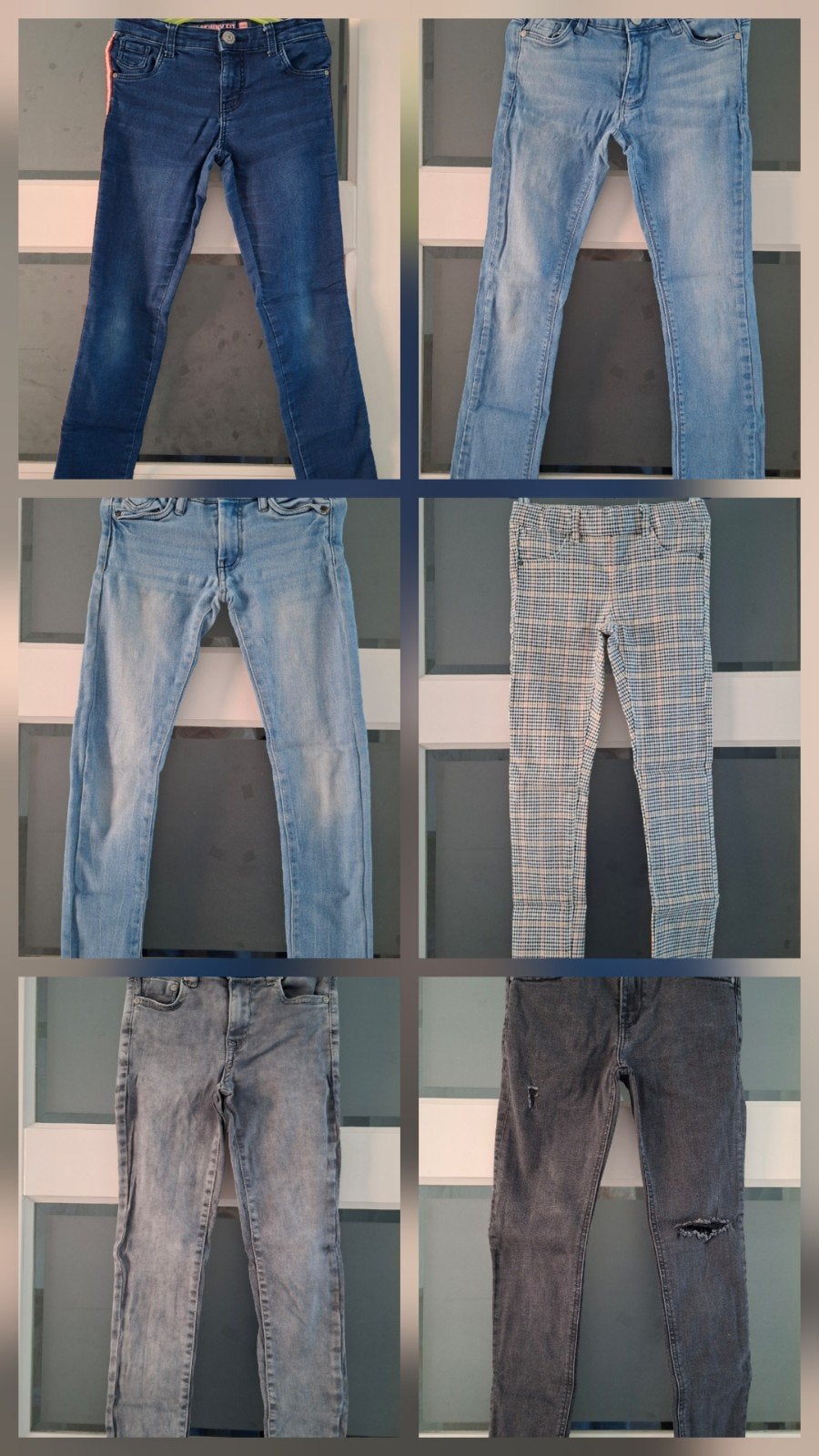 Pakket met 6 broeken in maat 134., Kinderen en Baby's, Kinderkleding | Maat 134, Broek, Gebruikt, Meisje, Ophalen of Verzenden