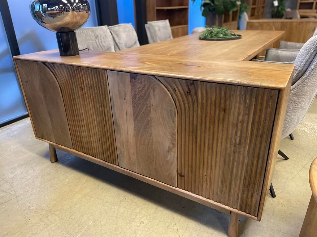 LEEGVERKOOP MANGO DRESSOIR 4 DEUREN CHEFMEUBEL 599 EURO SALE, Ophalen of Verzenden, Zo goed als nieuw, 25 tot 50 cm, Metaal