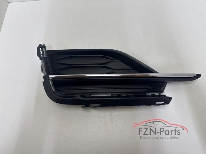 VW Golf 7 Facelift R-Line Inleg voorbumper afdekkap Zwart Ch, Ophalen of Verzenden, Nieuw, Bumper
