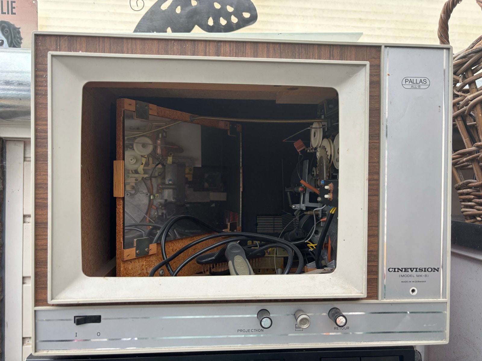 Vintage Pallas Cinevision MK-8 Filmprojector, Ophalen