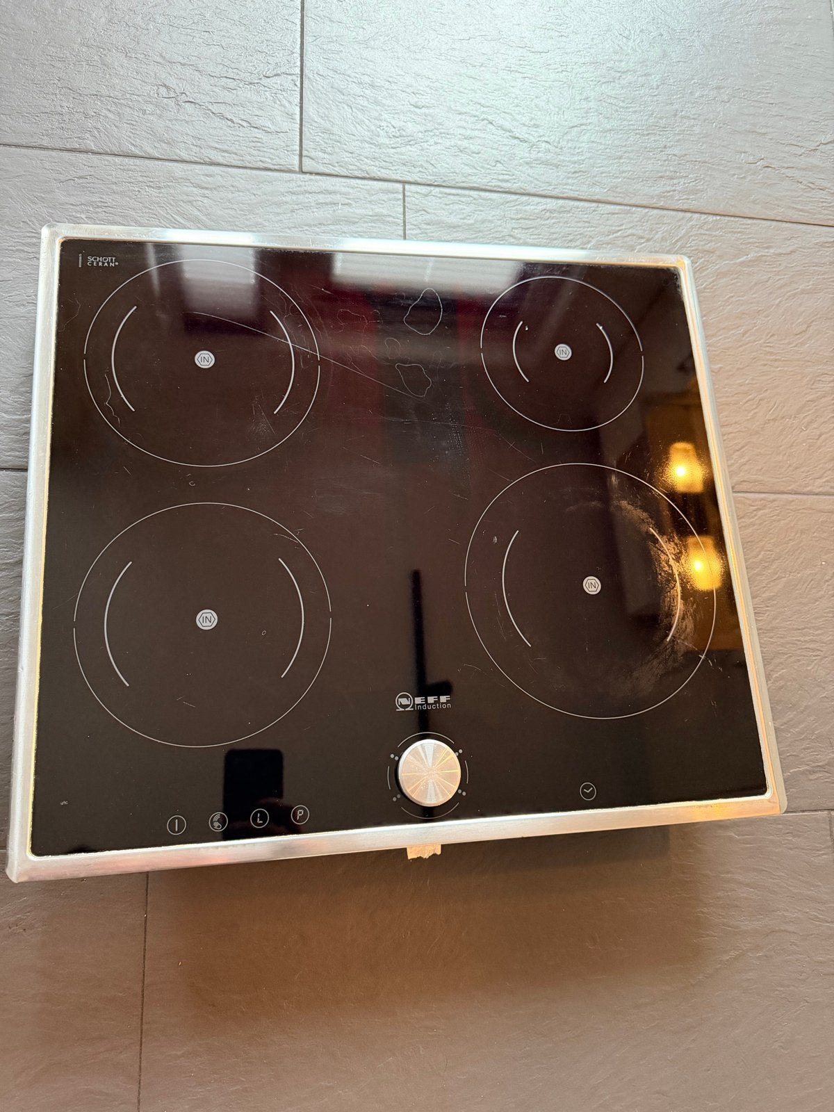 Neff Inductie Kookplaat HMI140C - Gebruikt, Witgoed en Apparatuur, Kookplaten, Gebruikt, Inbouw, Inductie, 4 kookzones
