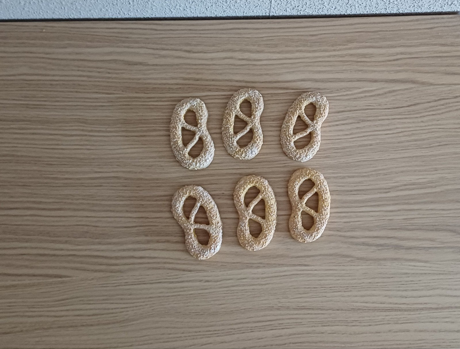 Decoratie krakeling koekjes, Ophalen of Verzenden, Gebruikt, Overige materialen