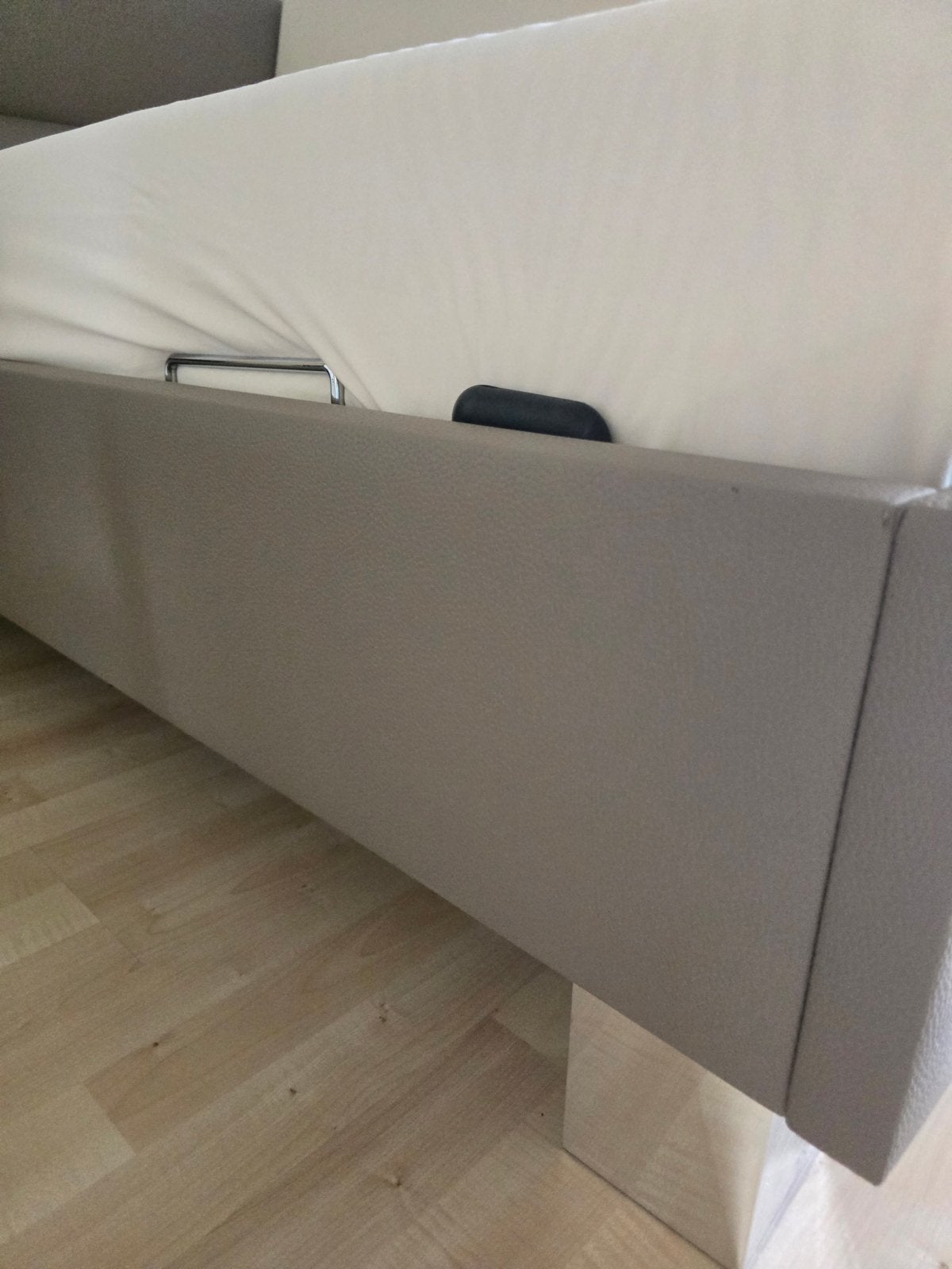 Tempur bed met verstelbare lattenbodems en matrassen, Ophalen, Tweepersoons, Zo goed als nieuw, 200 cm