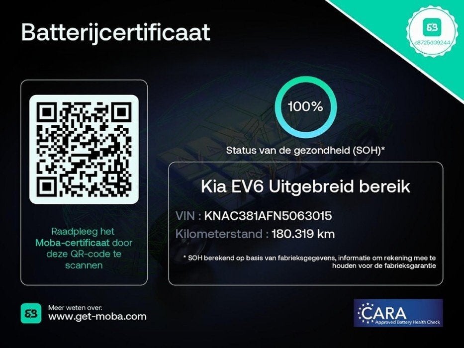 Kia Ev6 Plus 77.4 kWh -SOH100%-LEER-TREKHAAK-CAM-ECC-, Auto's, Automaat, Dealer onderhouden, 0 cilinders, Gebruikt