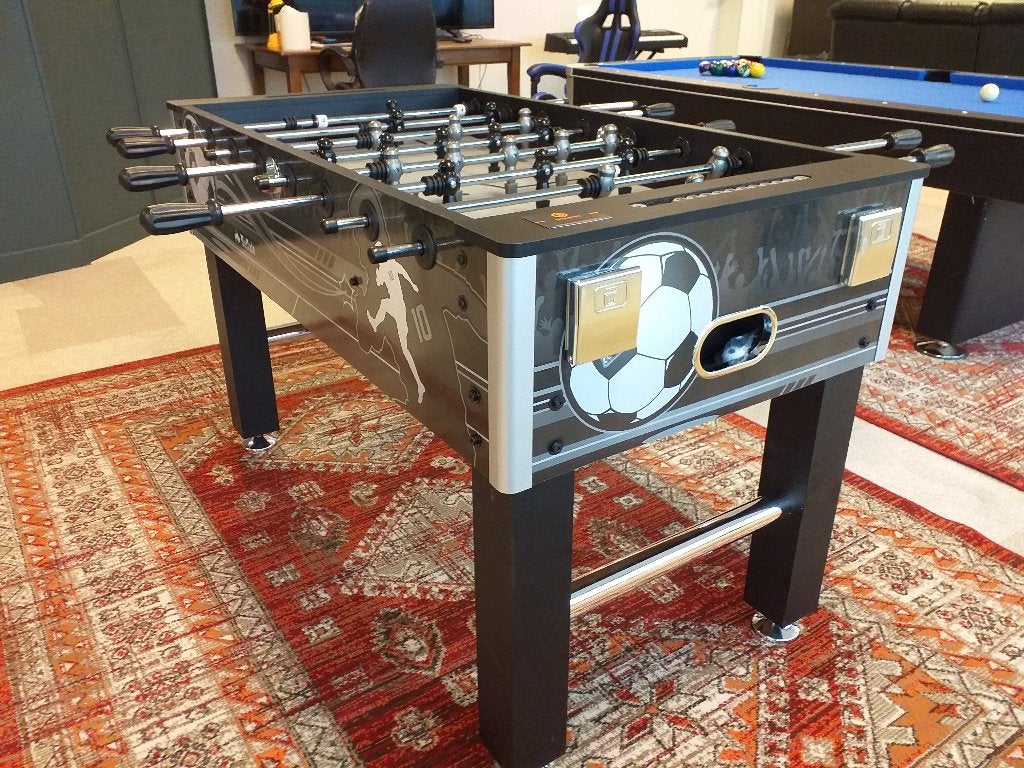 Buffalo voetbaltafel black bandit - Tafelvoetbal - Voetbal, Kinderen en Baby's, Speelgoed | Voetbaltafels, Ophalen, Kouwehoek 1b