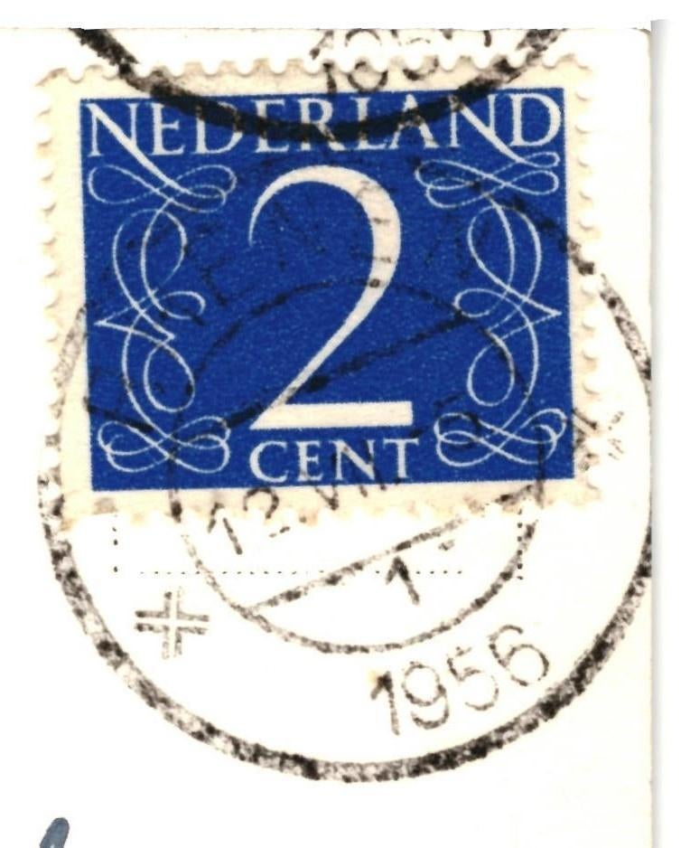 947028 Rhenen Grebbe Panorama 1956 Gelopen met Postzegel, Ophalen of Verzenden, 1940 tot 1960, Gelopen, Utrecht
