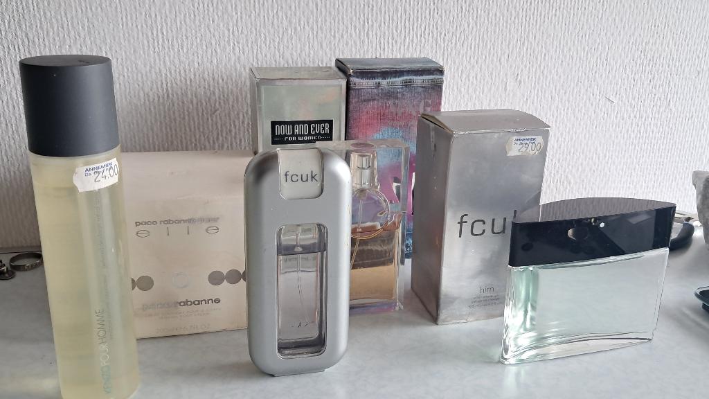 Partij vintage parfums, Verzamelen, Ophalen of Verzenden, Zo goed als nieuw, Parfumfles