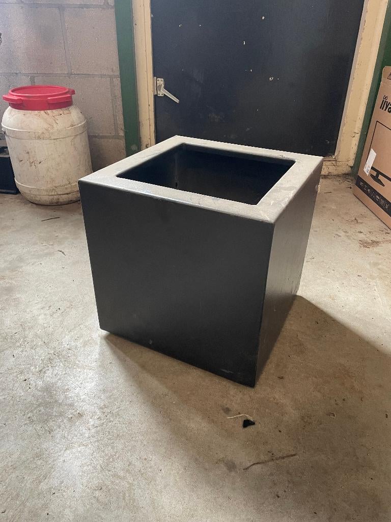 ijzeren plantenbak 40x40x40cm, Tuin en Terras, Ophalen, Gebruikt, Minder dan 30 cm, Minder dan 60 cm