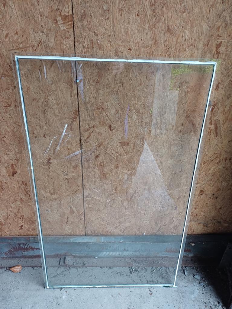 Enkel glas ruit 628x1022mm, 5mm dik, Doe-het-zelf en Verbouw, Glas en Ramen, Ophalen, Gebruikt, Minder dan 80 cm, 80 tot 120 cm