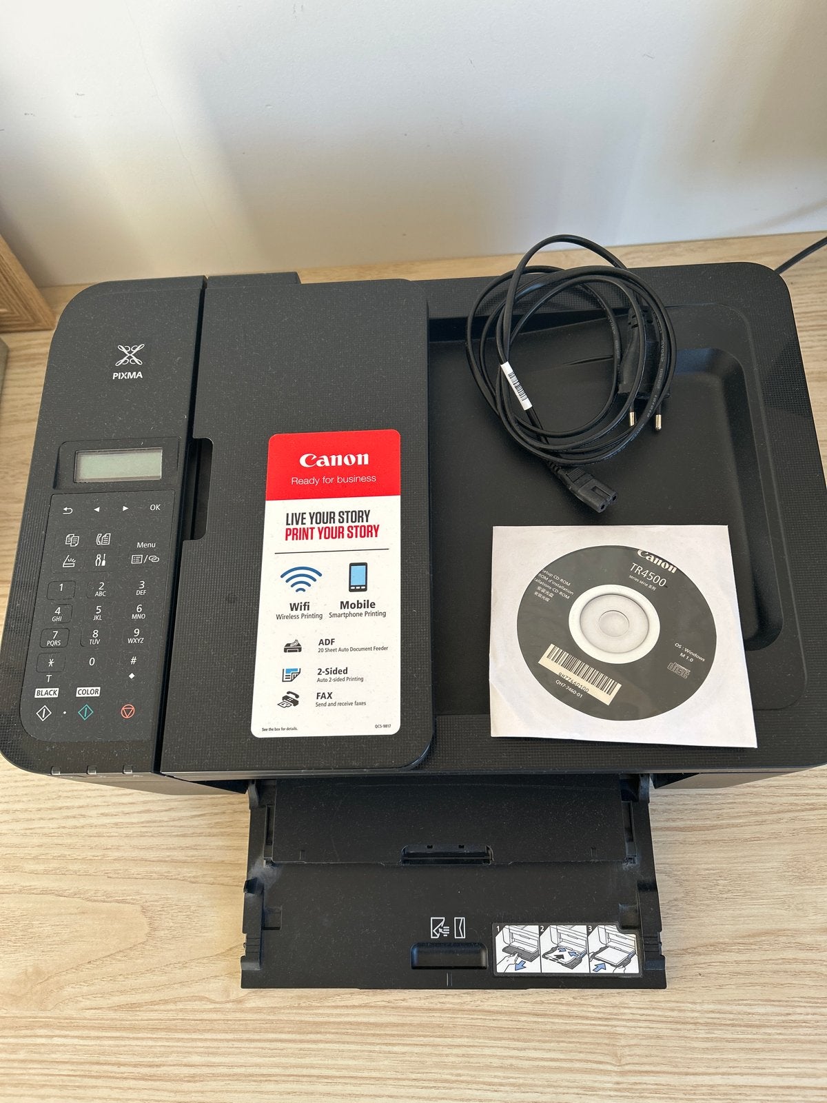 Canon Pixma TR4550 All-in-One Printer met Wi-Fi en Fax, Ophalen, Gebruikt, Faxen, Inkjetprinter