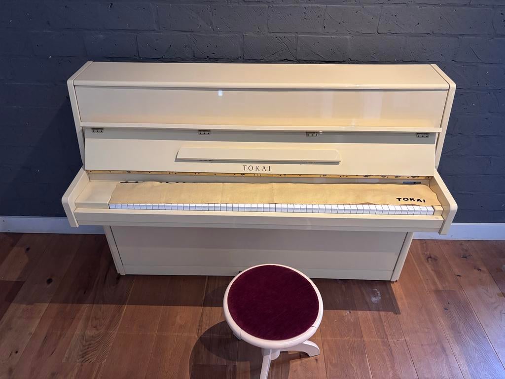 Orachtige Tokai Piano, Crème Wit, Ophalen, Gebruikt, Wit, Piano