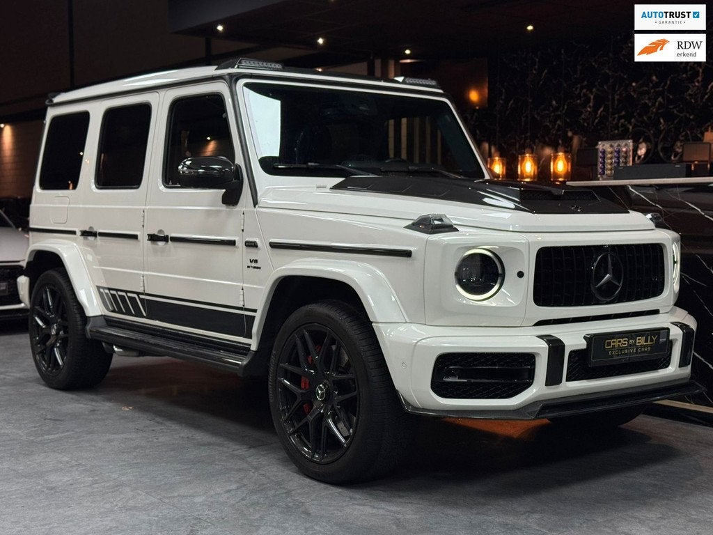 Mercedes-Benz G-klasse 63 Edition 1|STOELVER|LEDER|360|CARBO, Automaat, G-Klasse, Wit, Leder