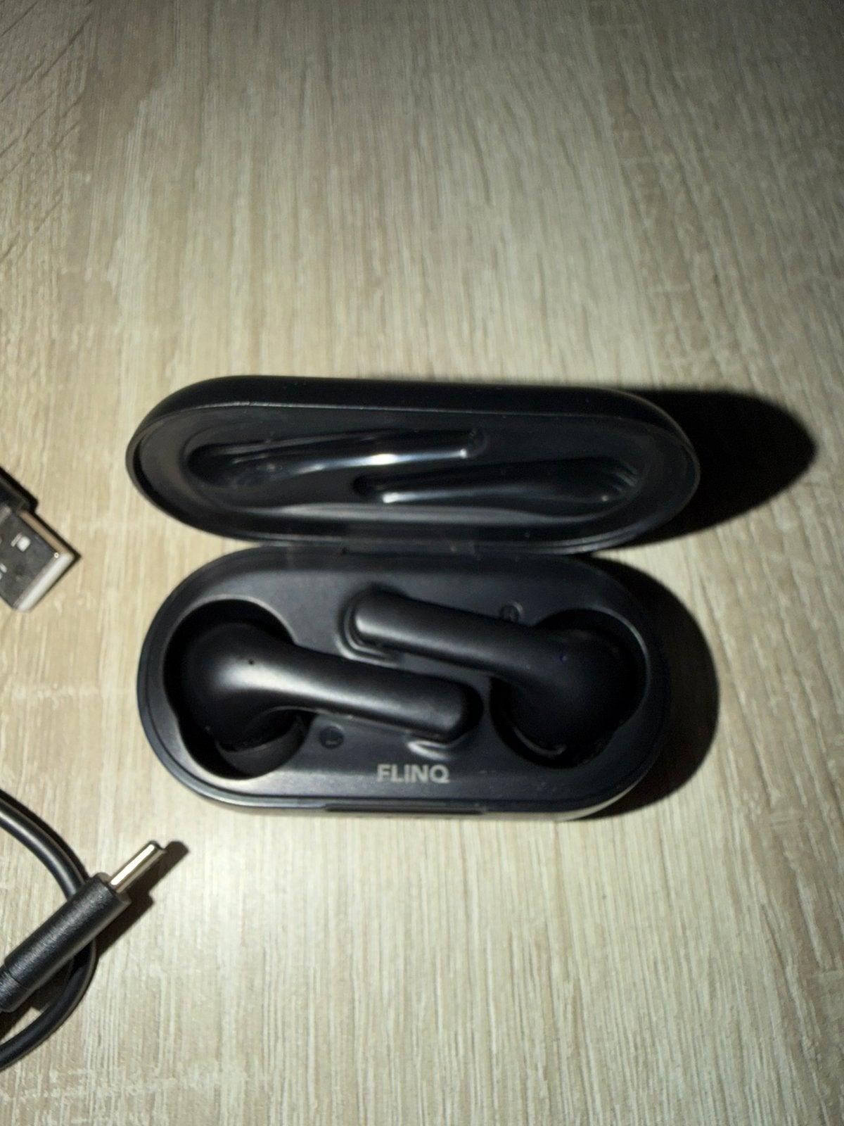 Flinq clixx oordoppen, Ophalen of Verzenden, Zo goed als nieuw, Zwart, Bluetooth