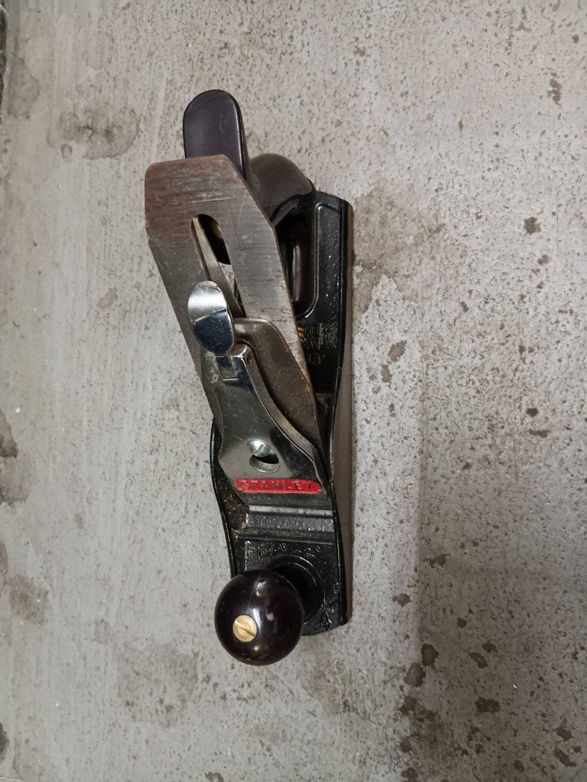 Prachtige Stanley handschaaf - stevig model, Doe-het-zelf en Verbouw, Gereedschap | Handgereedschap, Ophalen of Verzenden, Gebruikt