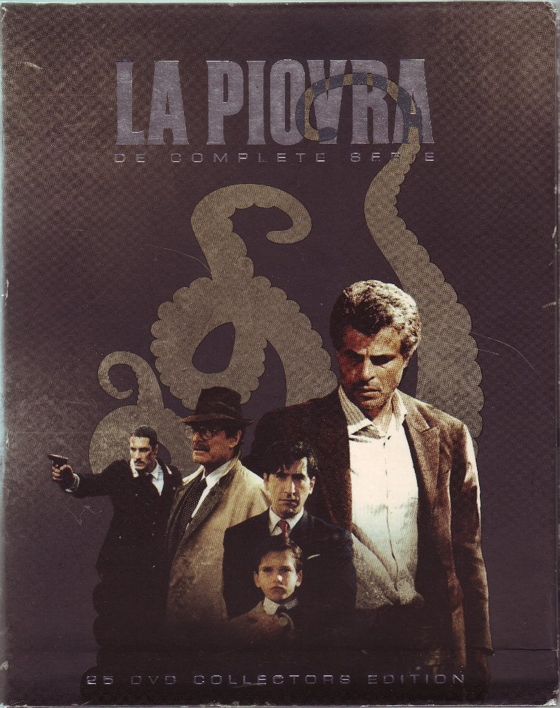 La Piovra/Octopus: 25 DVD's (met originele Zippo aansteker), Vanaf 16 jaar, Misdaad, Nederlands, Ophalen of Verzenden