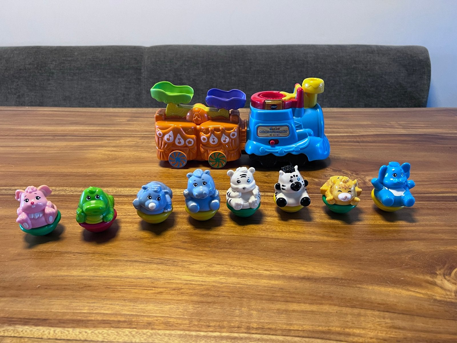 VTech ZoomiZooz Reis & Leer Locomotief, Ophalen of Verzenden, Gebruikt, Overige typen, Met geluid