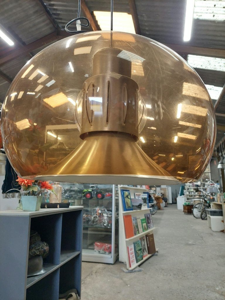 HERDA vintage lamp, Gebruikt, Overige merken, Vintage, Ophalen of Verzenden