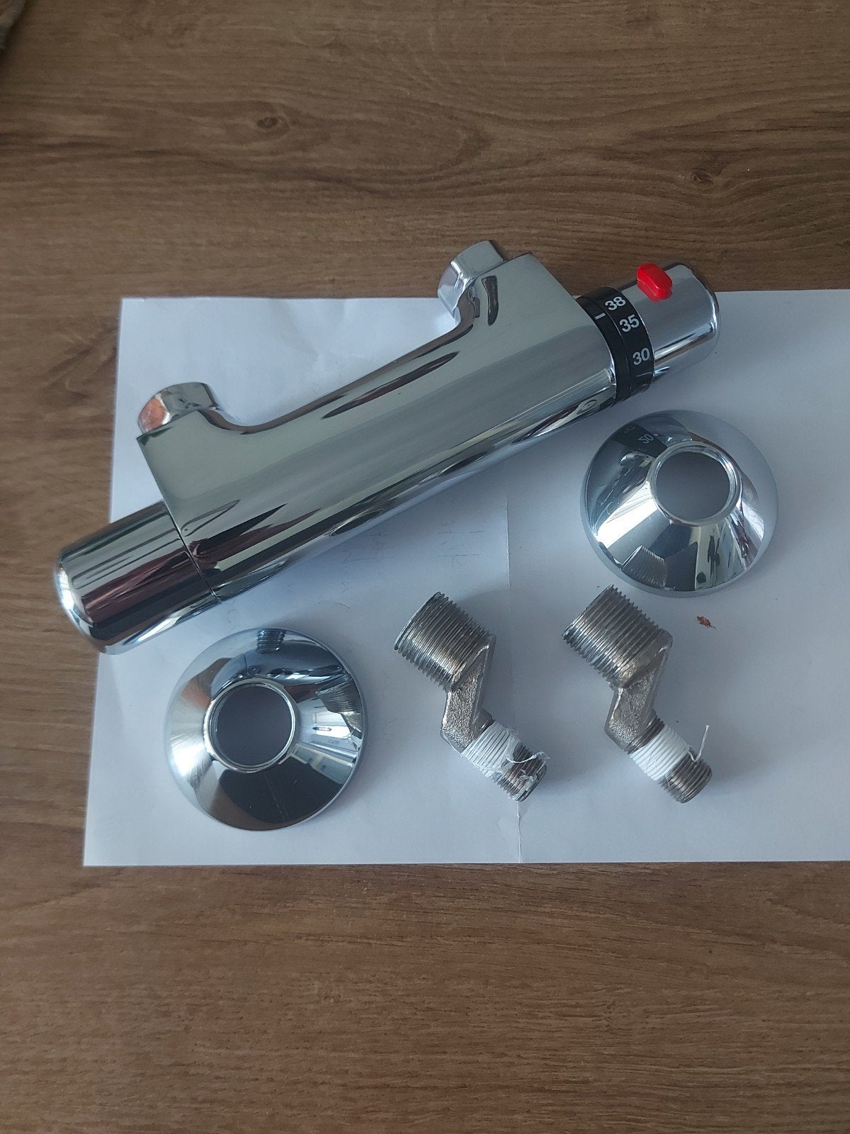 Chromen Thermostatische Douchekraan, Doe-het-zelf en Verbouw, Sanitair, Ophalen of Verzenden, Zo goed als nieuw, Chroom, Douche