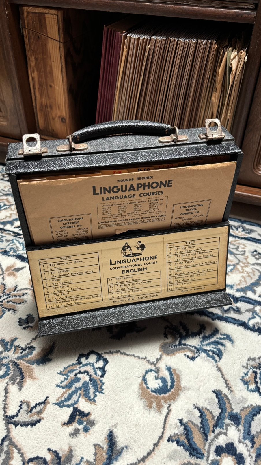 Linguaphone 78 toeren, Ophalen of Verzenden, Voor 1960, Zo goed als nieuw, 10 inch