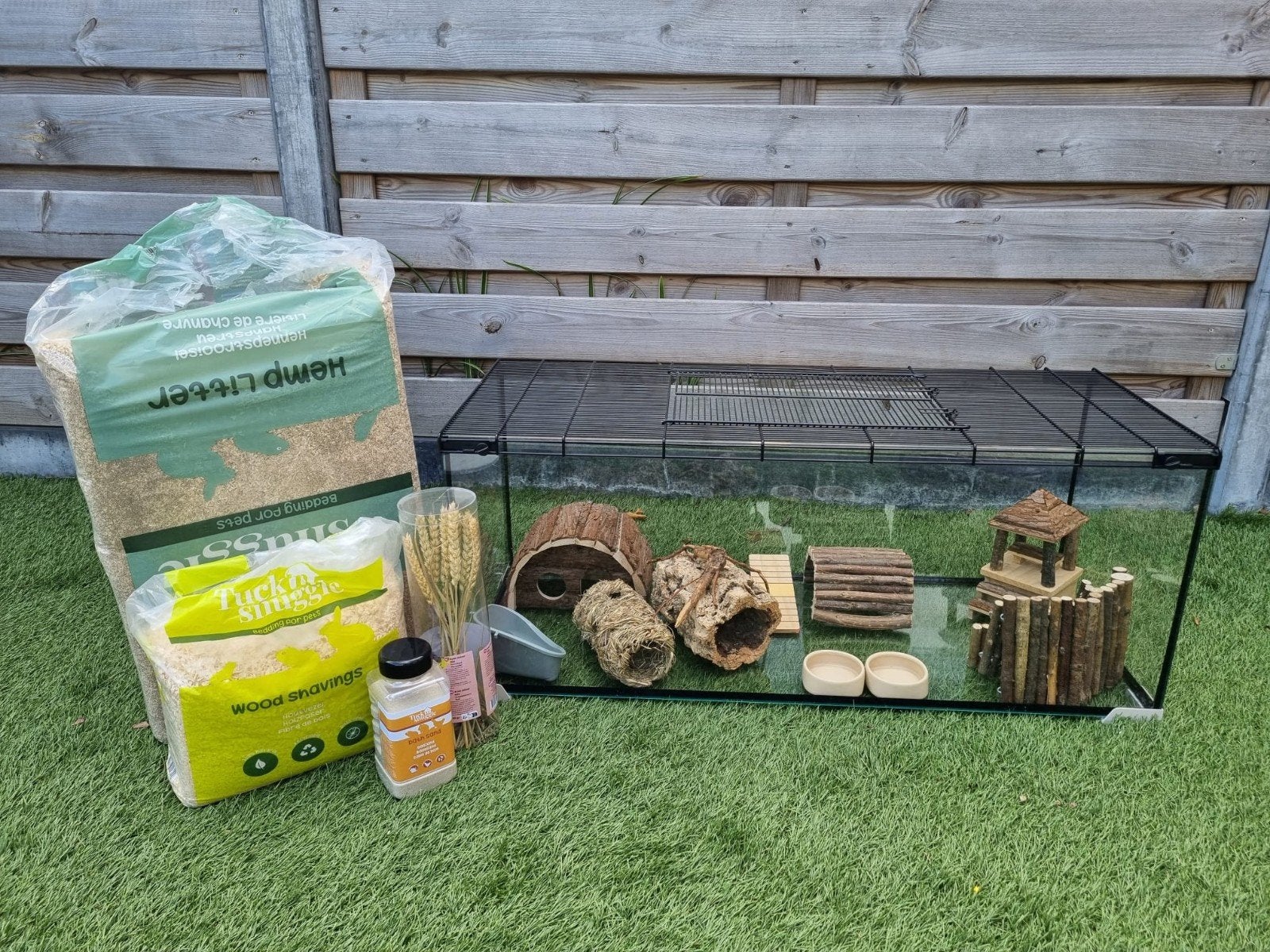 Ferplast hamsterkooi 101.7x42.2x43.1 cm incl. vele extra's, Dieren en Toebehoren, Knaagdieren en Konijnen | Hokken en Kooien, Kooi