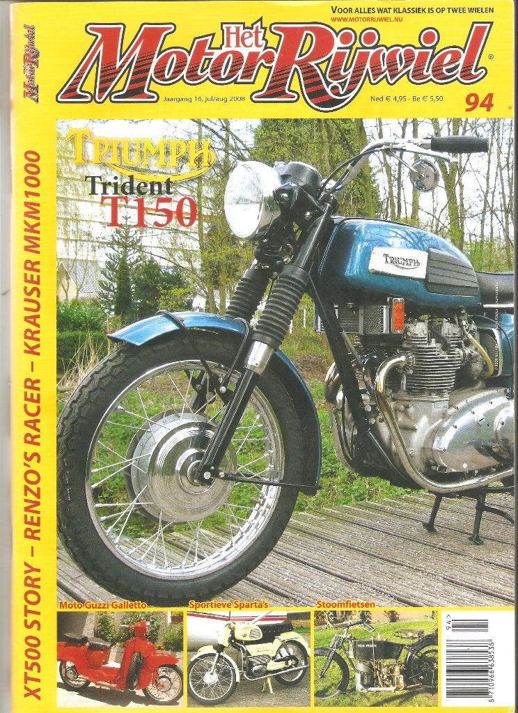 94– Triumph – Moto Guzzi – Sparta – Yamaha – Aermacchi - BMW, Ophalen of Verzenden, Zo goed als nieuw, Algemeen